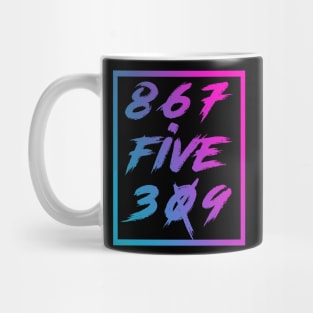 8675309 Funny Nostalgic 80s Music Mug